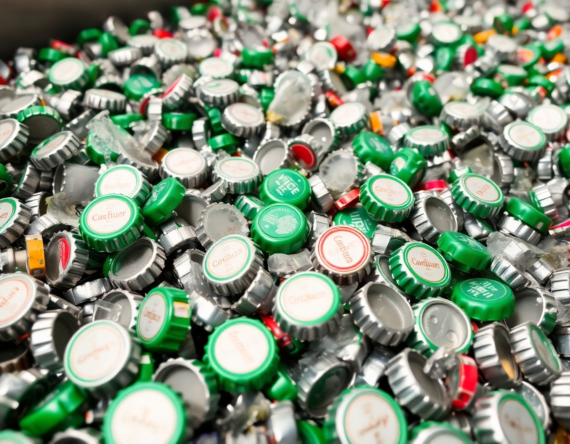 Reciclaje de tapones de vidrio